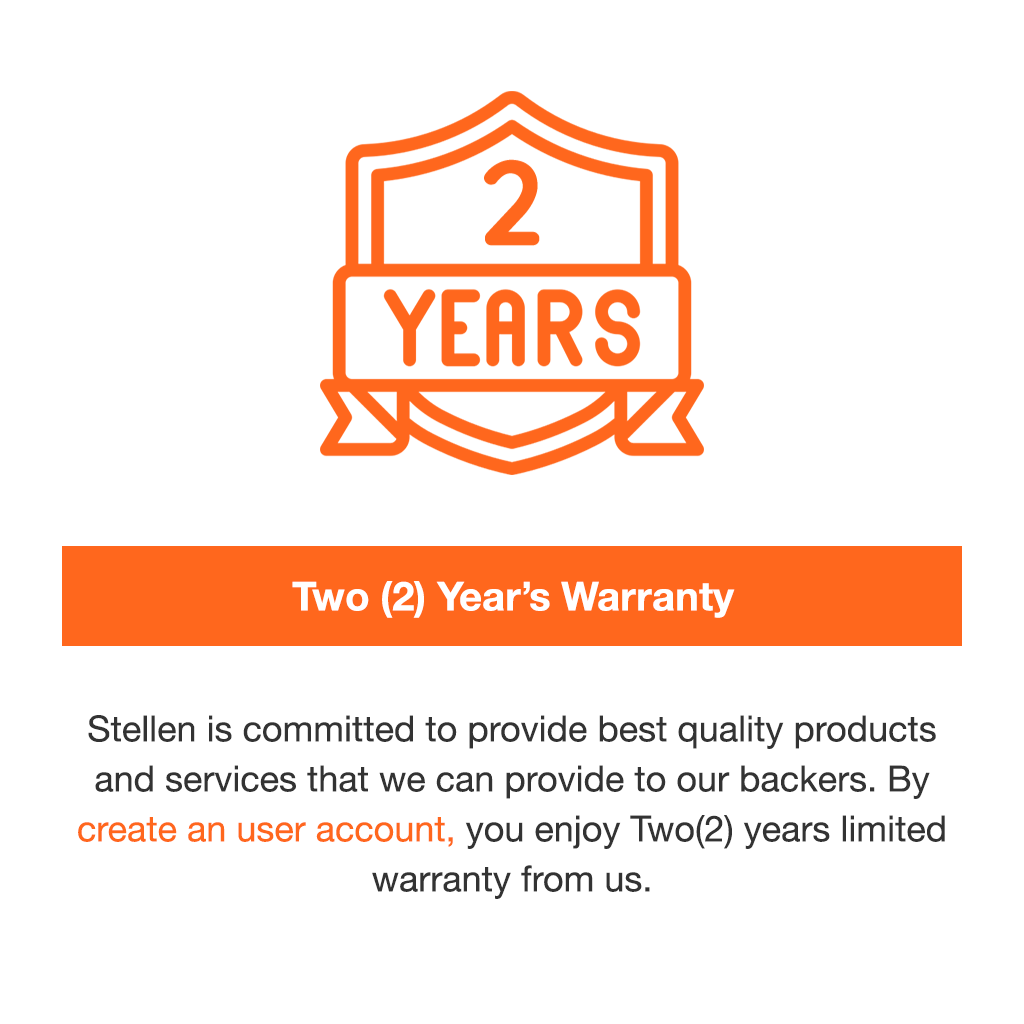 2 YEARS WARRANTY